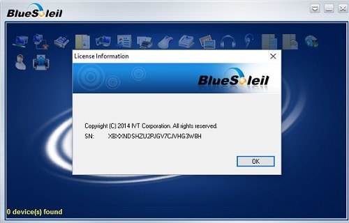 bluesoleil 642750with mobile serial number